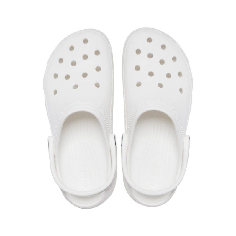 Sandalias Planas Mujer Crocs 206750 Blanco