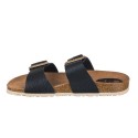 Sandalias Planas Mujer Inter-bios 7232 Negro