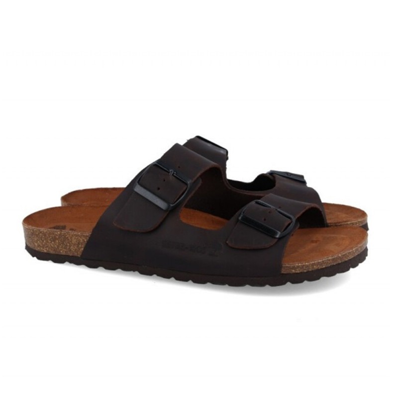 Sandalias Planas Mujer Inter-bios 7206 Marron