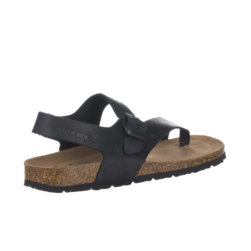 Sandalias Hombre Inter-bios 9512 Negro