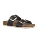 Sandalias Planas Mujer Inter-bios 7232 Moka