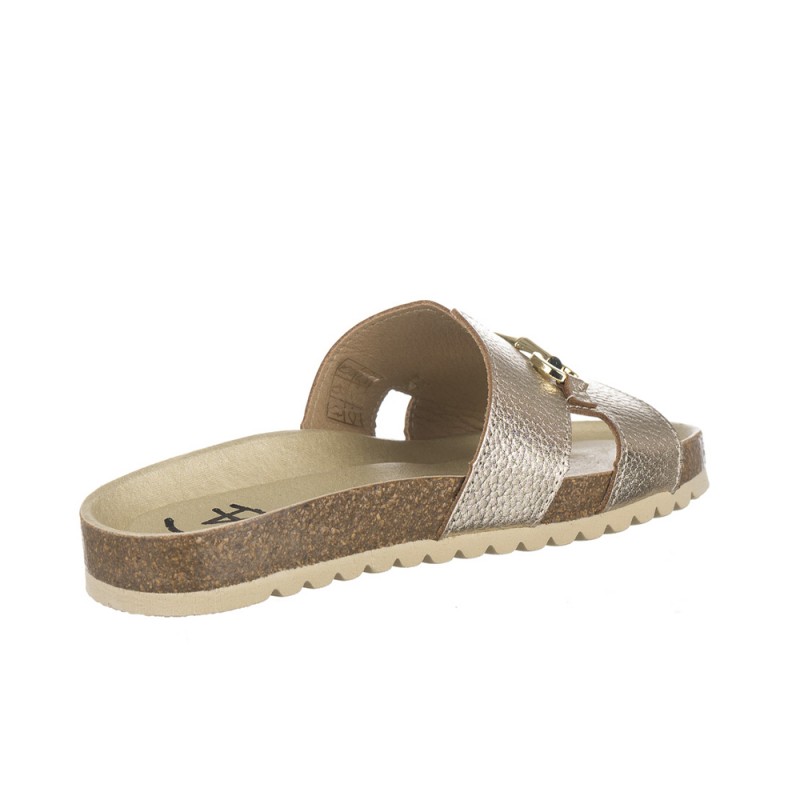 Sandalias Planas Mujer Zapp Sucuru Oro