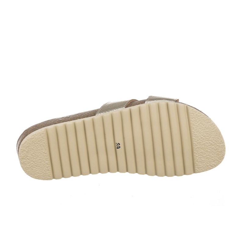 Sandalias Planas Mujer Zapp Sucuru Oro