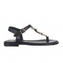 Sandalias Planas Mujer Oh My Sandals 5768 Negro