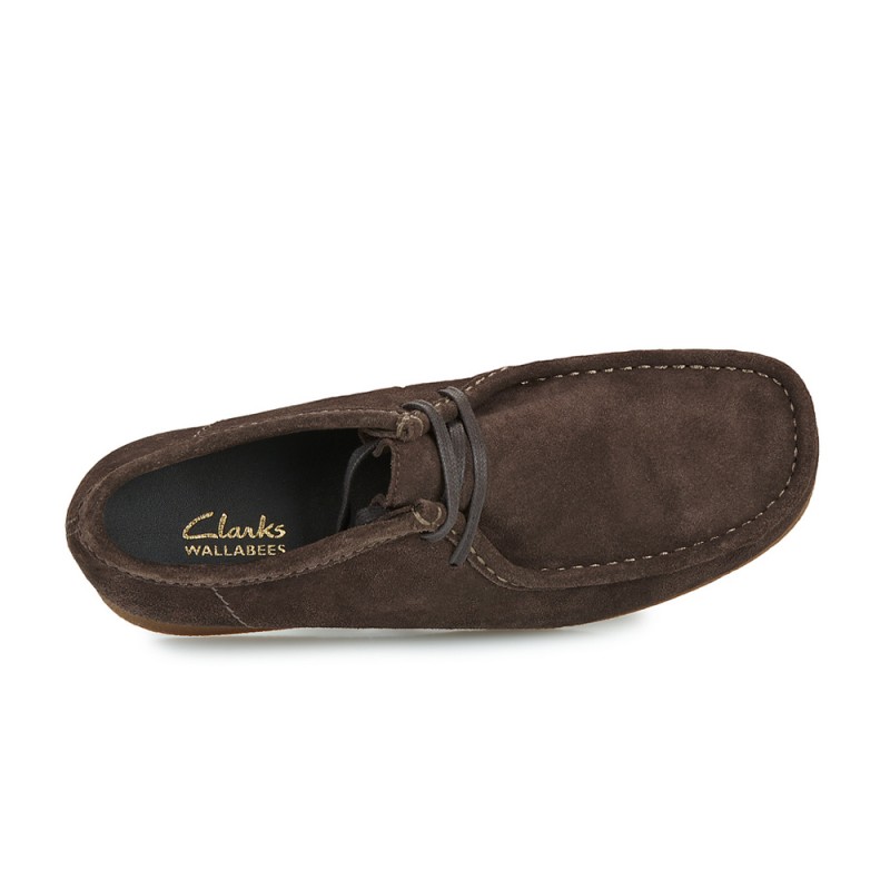Zapatos de Sport Hombre Clarks Wallabee Evo Marron
