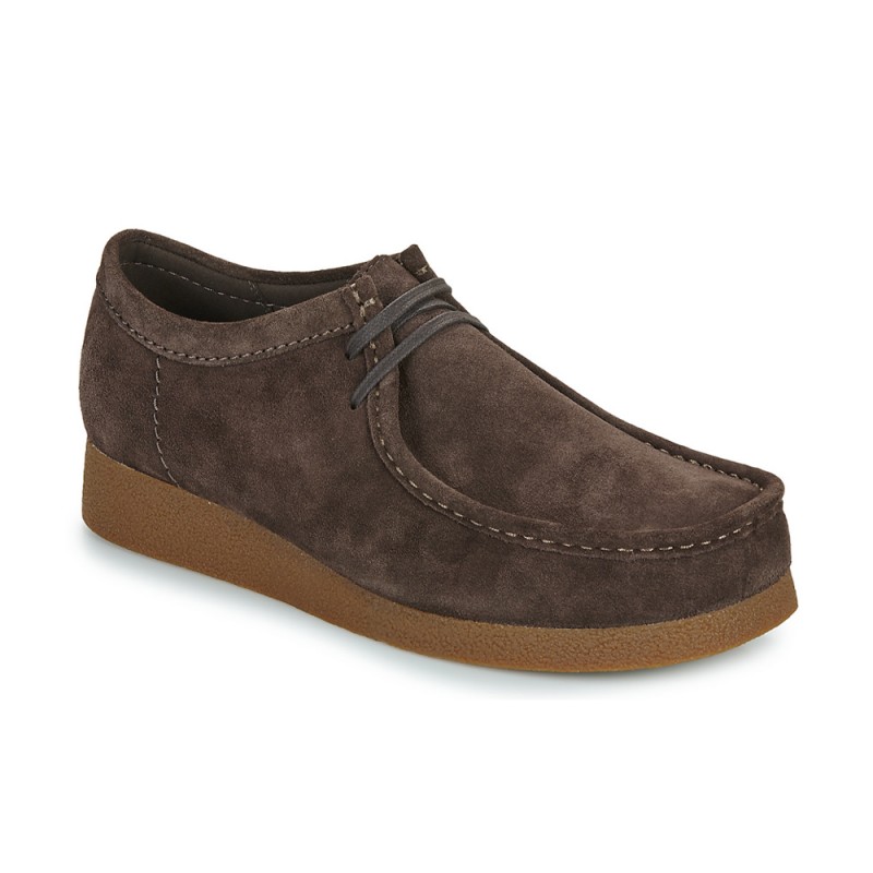 Zapatos de Sport Hombre Clarks Wallabee Evo Marron