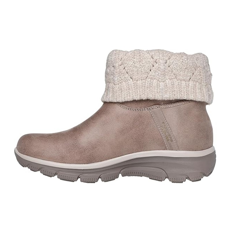 Botines Planos Mujer Skechers Skechers Slip-ins Relaxed Fit Taupe