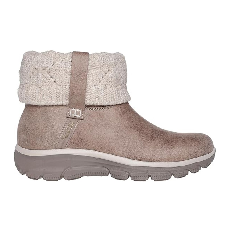 Botines Planos Mujer Skechers Skechers Slip-ins Relaxed Fit Taupe