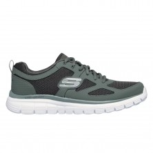 Sneakers Hombre Skechers Agoura Kaki