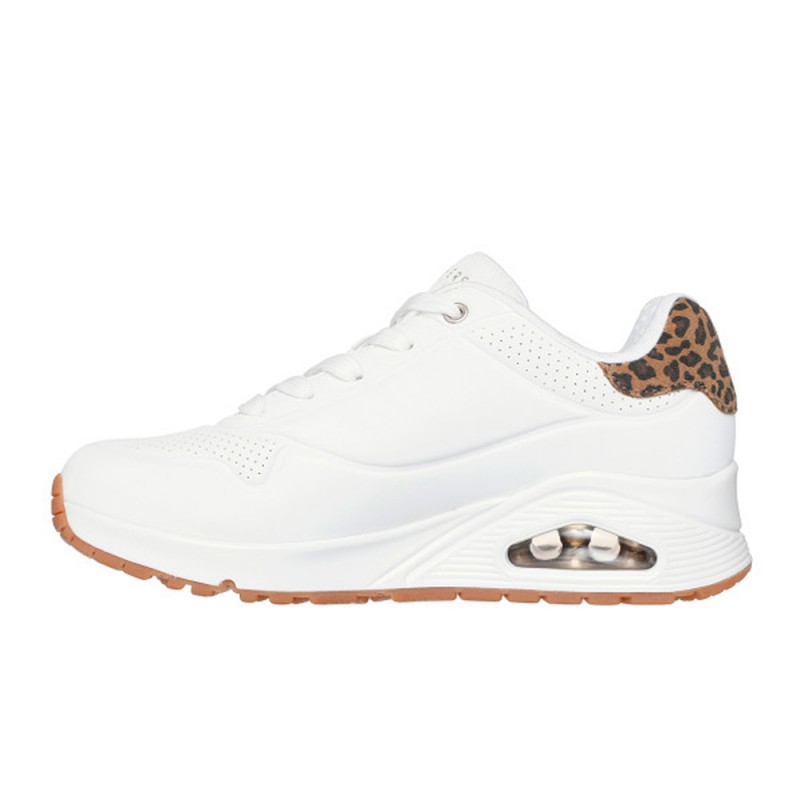 Sneakers Mujer Skechers Uno - Jungle Nite Blanco