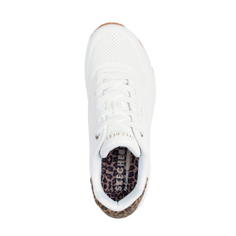 Sneakers Mujer Skechers Uno - Jungle Nite Blanco