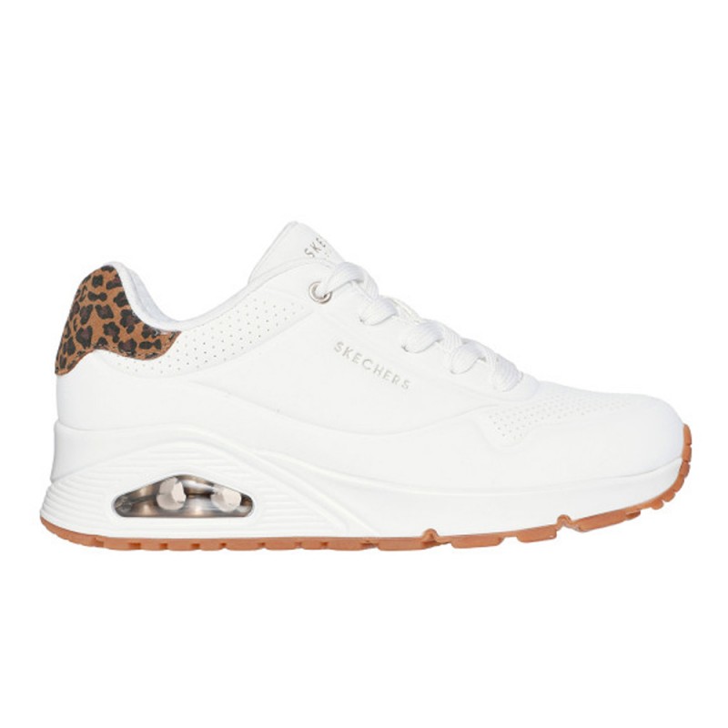 Sneakers Mujer Skechers Uno - Jungle Nite Blanco