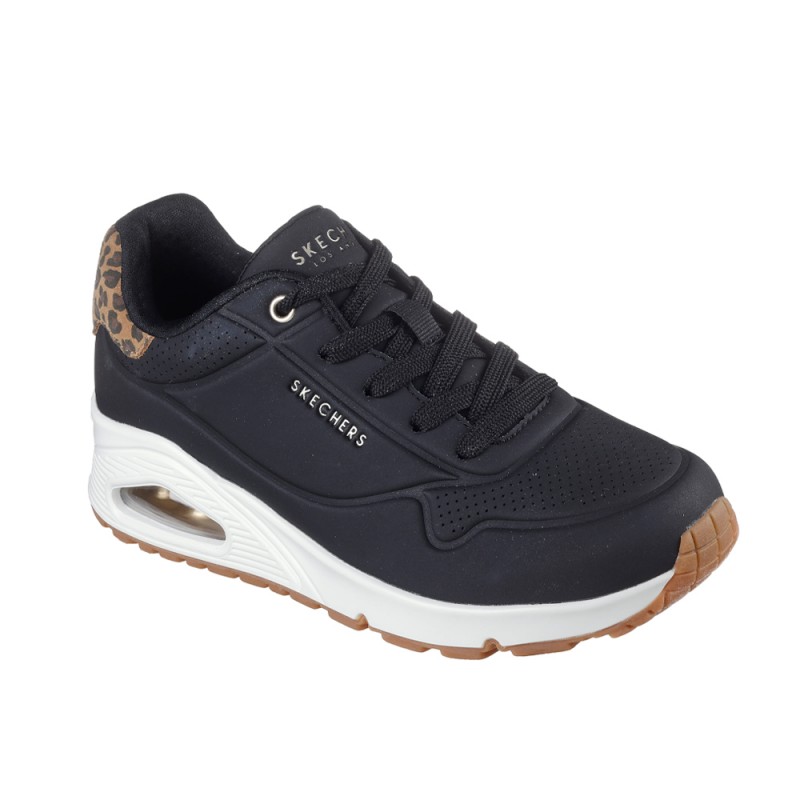 Sneakers Mujer Skechers Uno - Jungle Nite Negro