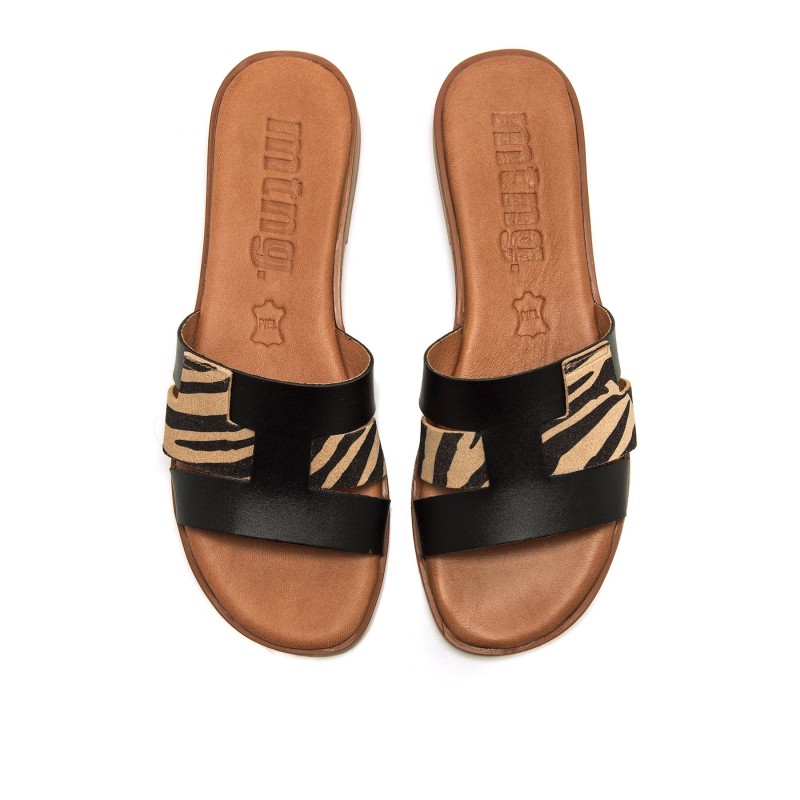 Sandalias Casual de Mujer MTNG ALYSA Negro 60312