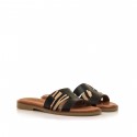 Sandalias Casual de Mujer MTNG ALYSA Negro 60312