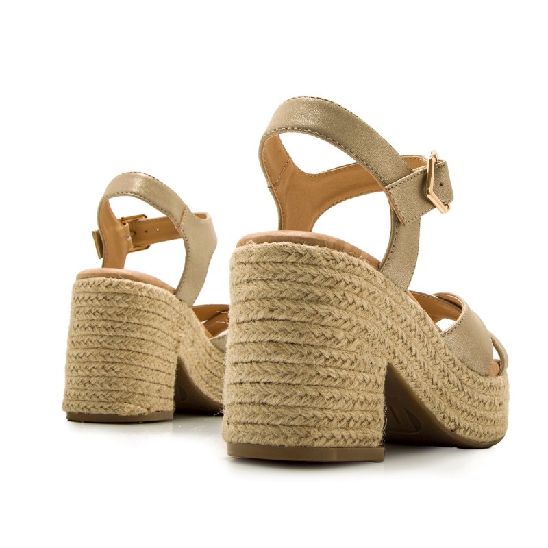 Sandalias Casual de Mujer MTNG COURTNEY Oro 60364