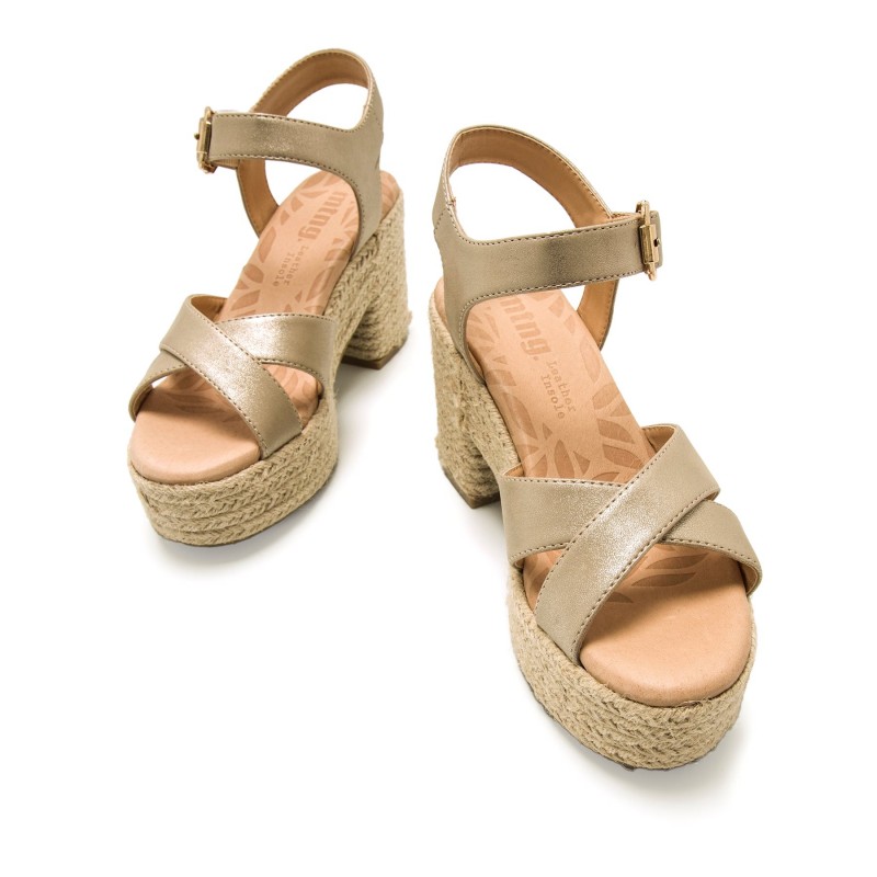 Sandalias Casual de Mujer MTNG COURTNEY Oro 60364