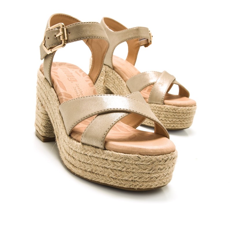 Sandalias Casual de Mujer MTNG COURTNEY Oro 60364