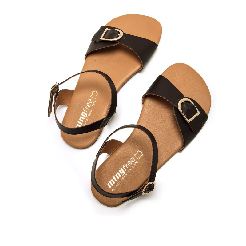 Sandalias Casual de Mujer MTNG FREE-CLEO Marron 61601