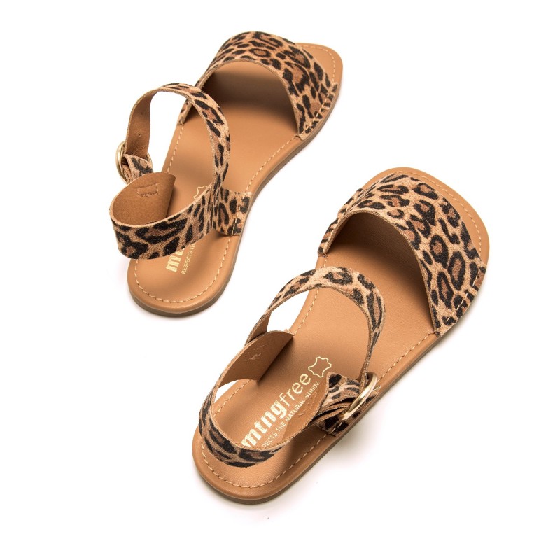 Sandalias Casual de Mujer MTNG FREE-LARA Marron 61571