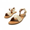 Sandalias Casual de Mujer MTNG FREE-LARA Oro 61570