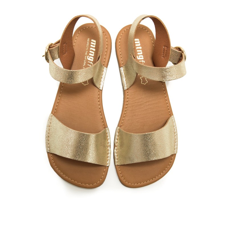 Sandalias Casual de Mujer MTNG FREE-LARA Oro 61570
