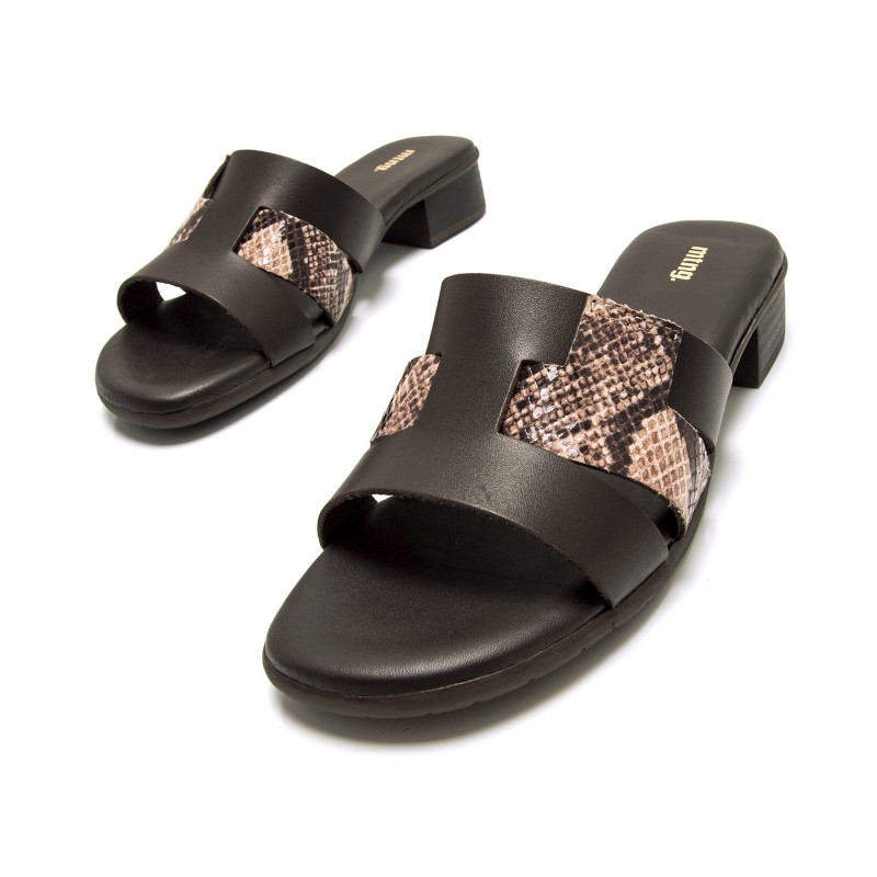 Sandalias Casual de Mujer MTNG INES Marron 60743