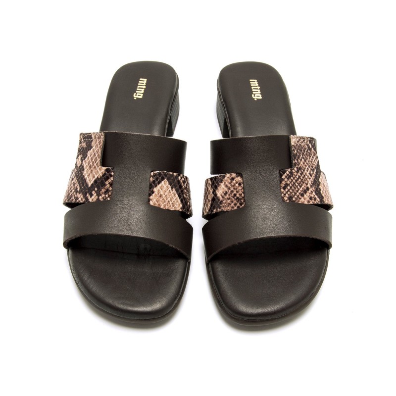 Sandalias Casual de Mujer MTNG INES Marron 60743