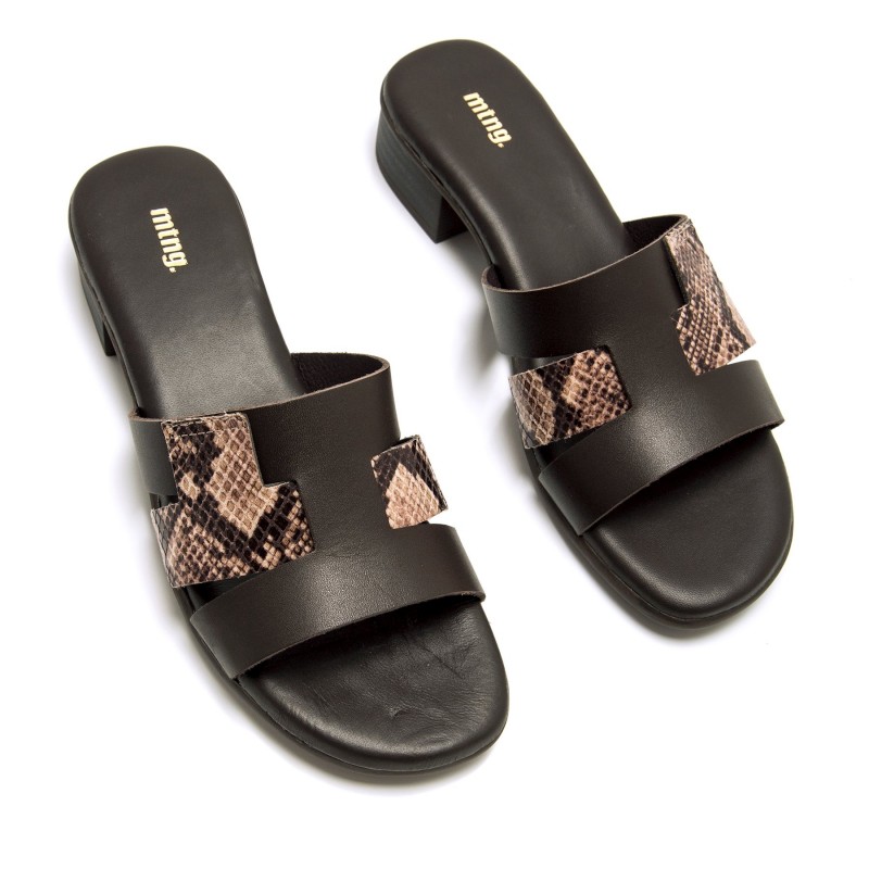 Sandalias Casual de Mujer MTNG INES Marron 60743