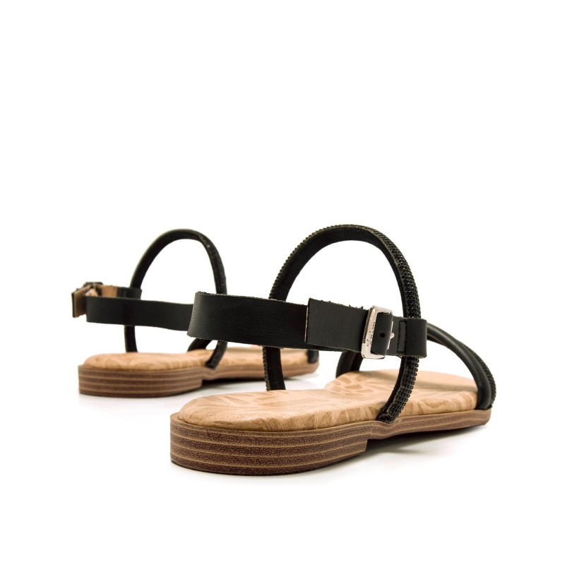 Sandalias Casual de Mujer MTNG MARIA Negro 60344