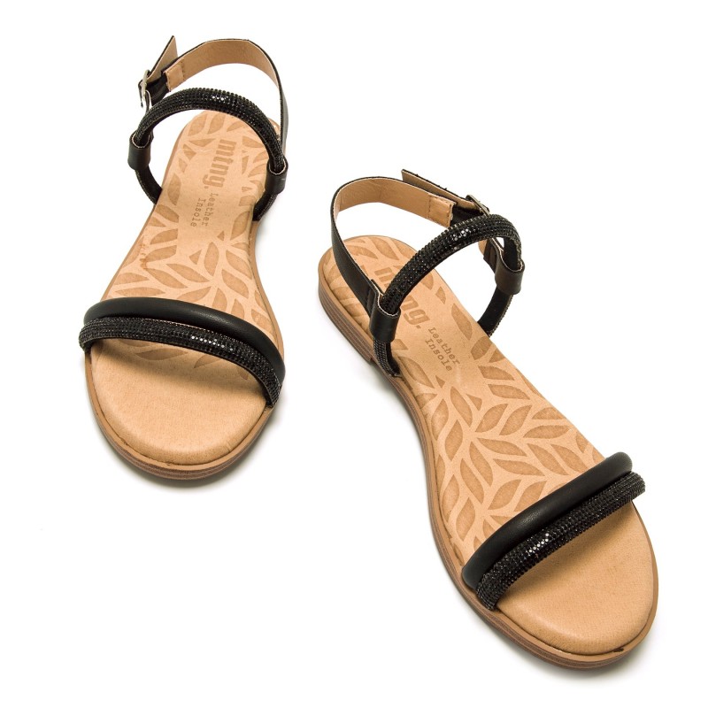Sandalias Casual de Mujer MTNG MARIA Negro 60344