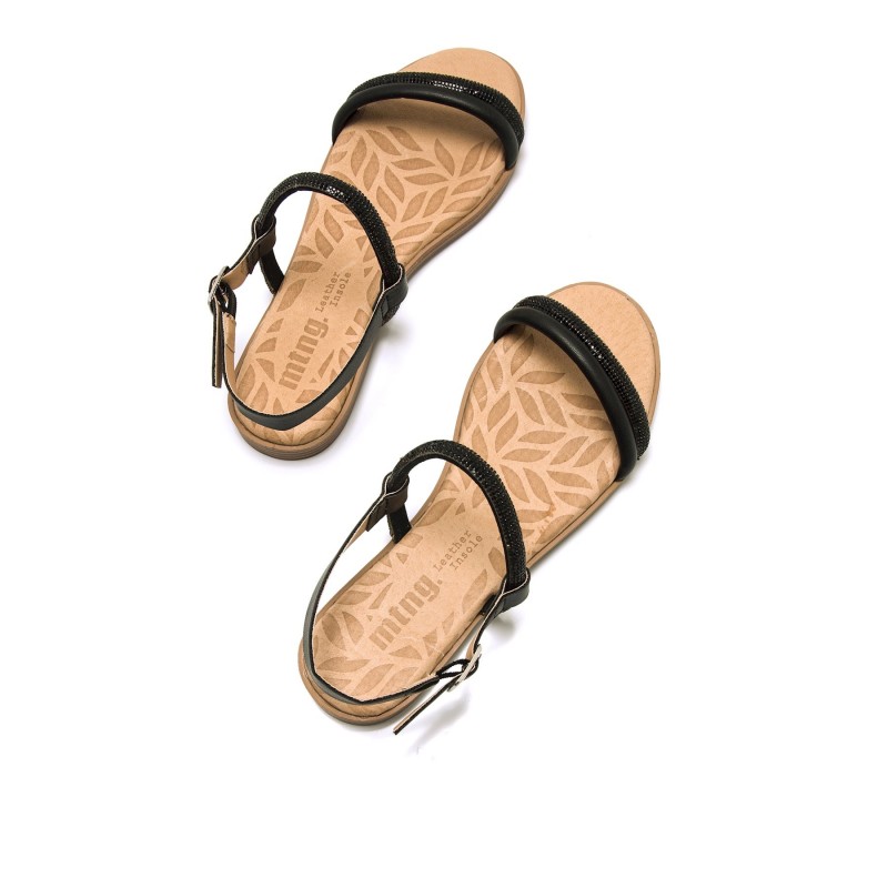 Sandalias Casual de Mujer MTNG MARIA Negro 60344