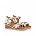 Sandalias Casual de Mujer MTNG MARIELLA Plata 60354