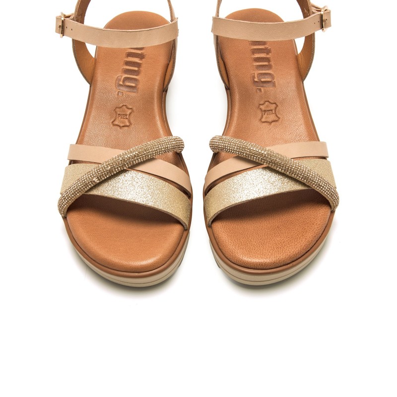 Sandalias Casual de Mujer MTNG MARIELLA Oro 60356