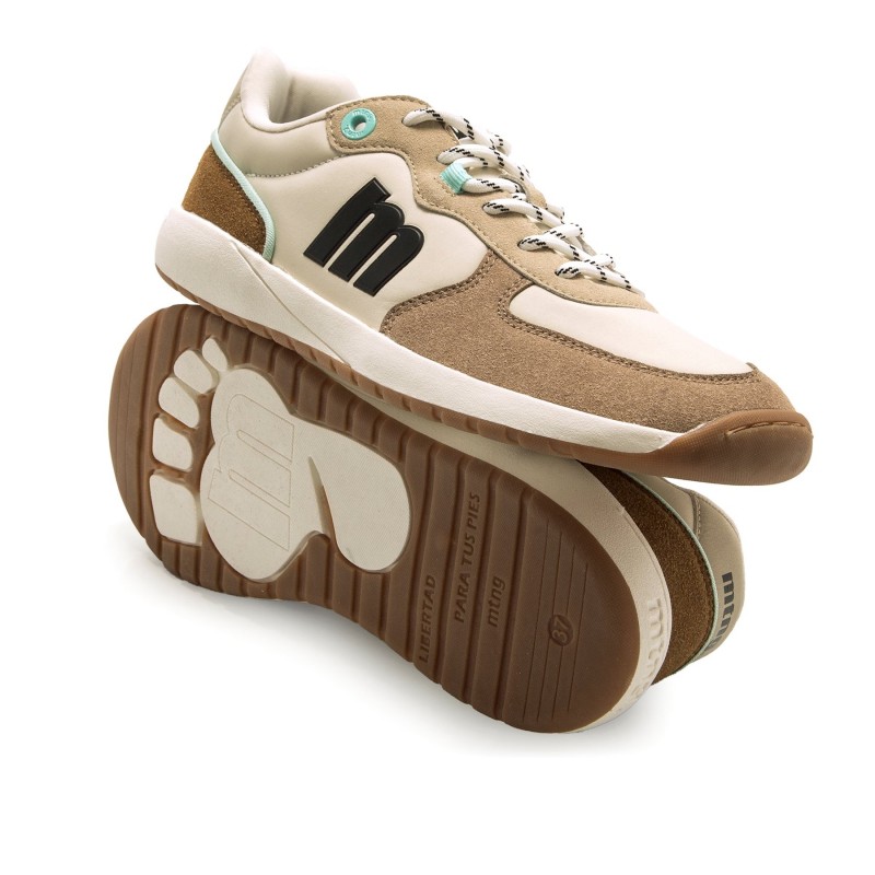 deportivas Casual de Mujer MTNG FREE-APOLO Marron 61049
