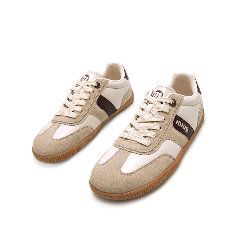 deportivas Casual de Mujer MTNG FREE-ARIA Beige 60830