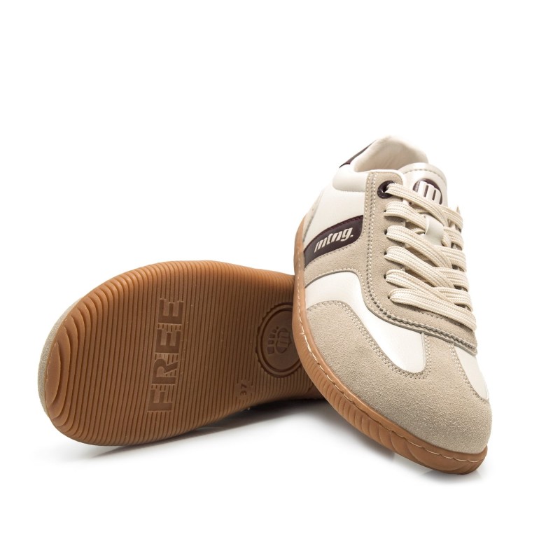 deportivas Casual de Mujer MTNG FREE-ARIA Beige 60830