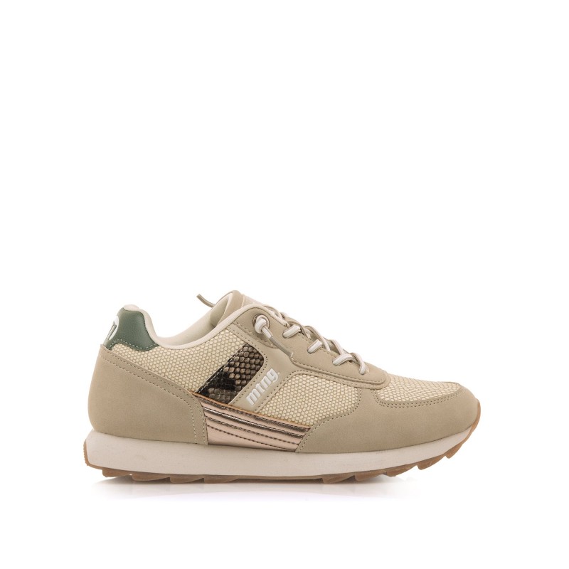 deportivas Casual de Mujer MTNG SAI Beige 61033