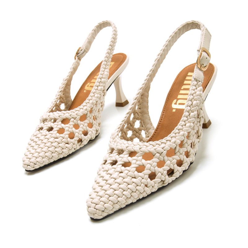 Zapatos Vestir de Mujer MTNG JADY Blanco 60605