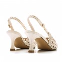 Zapatos Vestir de Mujer MTNG JADY Blanco 60605