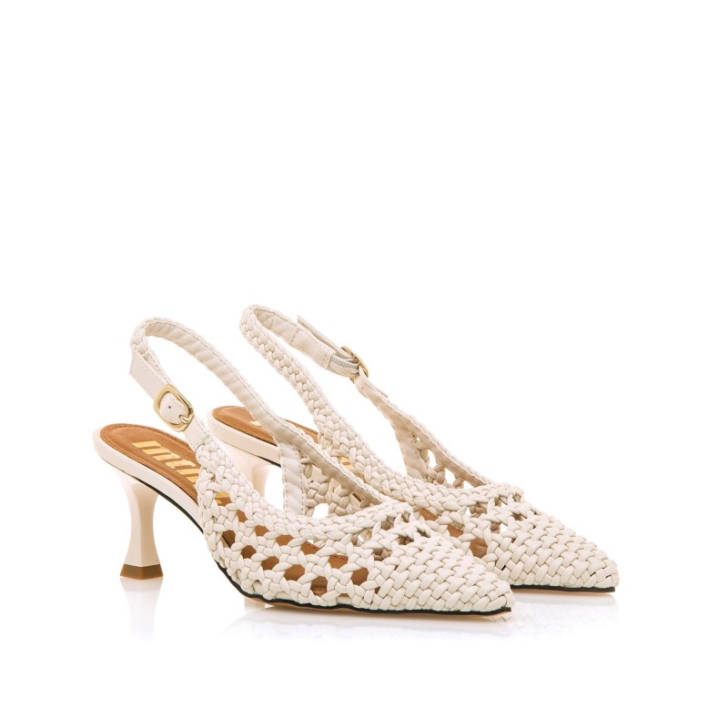 Zapatos Vestir de Mujer MTNG JADY Blanco 60605