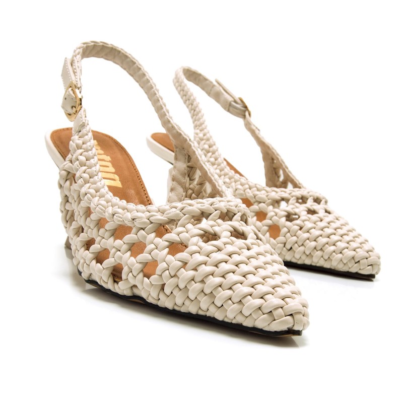 Zapatos Vestir de Mujer MTNG JADY Blanco 60605