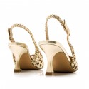 Zapatos Vestir de Mujer MTNG JADY Oro 60606