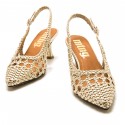 Zapatos Vestir de Mujer MTNG JADY Oro 60606
