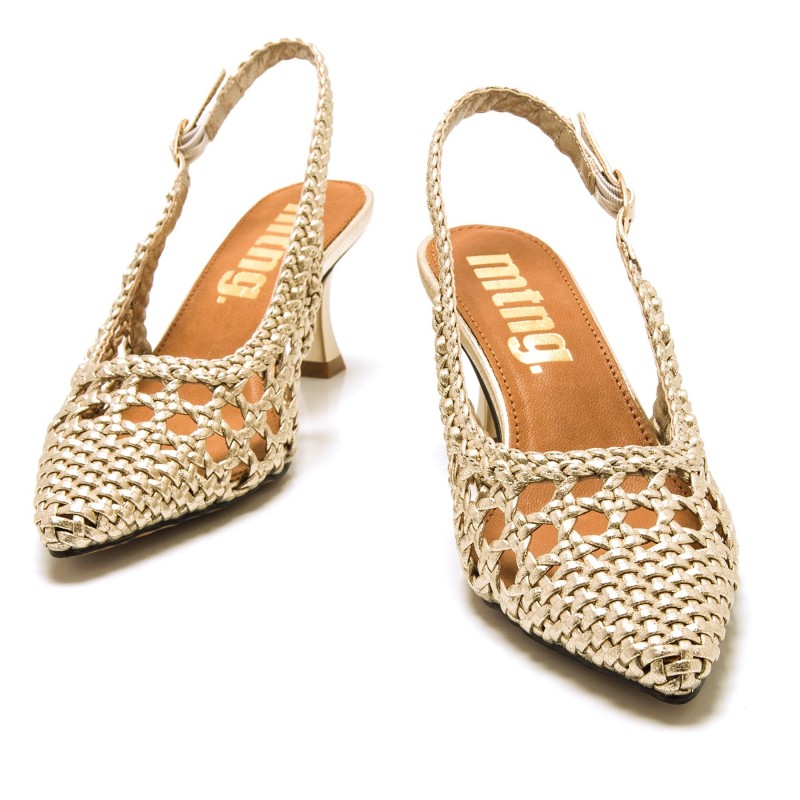 Zapatos Vestir de Mujer MTNG JADY Oro 60606