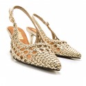 Zapatos Vestir de Mujer MTNG JADY Oro 60606