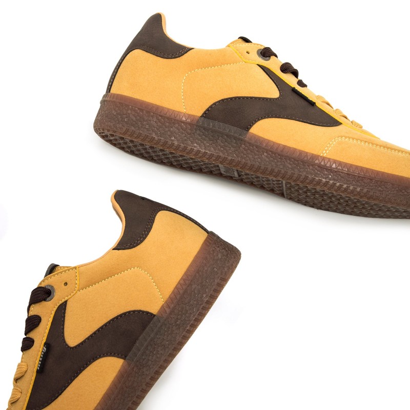deportivas Casual de Hombre MTNG NOVA-EVO Amarillo 61075
