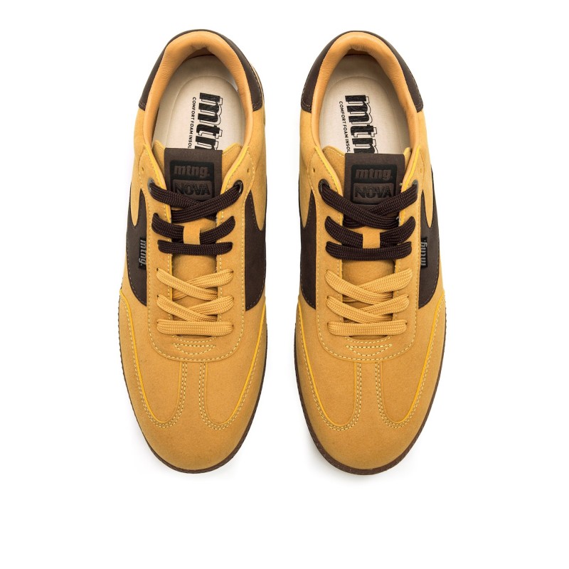 deportivas Casual de Hombre MTNG NOVA-EVO Amarillo 61075