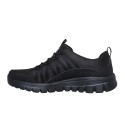 Sneakers Mujer Skechers Graceful-cozy Hug Negro-negro