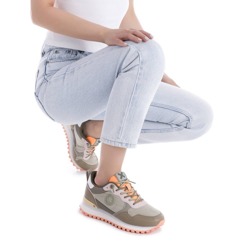 Zapato de mujer XTI 144156 Kaki